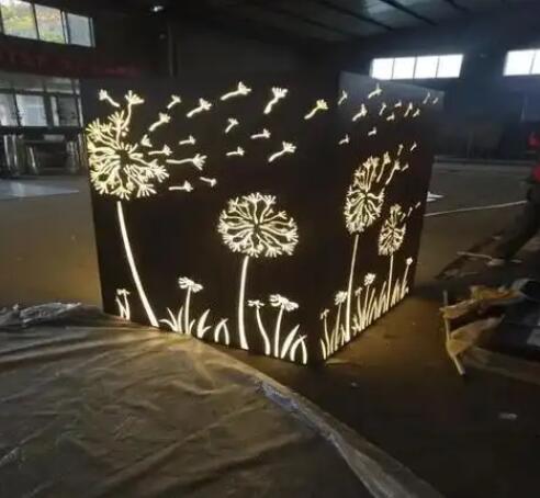 海兴耐候钢灯箱
